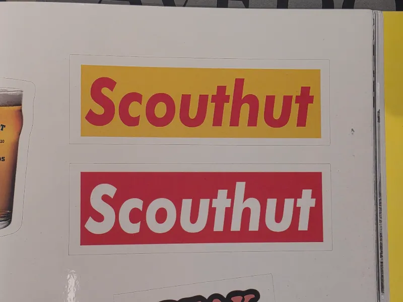 Scouthut 박스로고 원본 사진