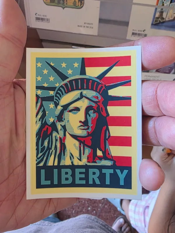 LIBERTY 자유의 여신상 원본 사진