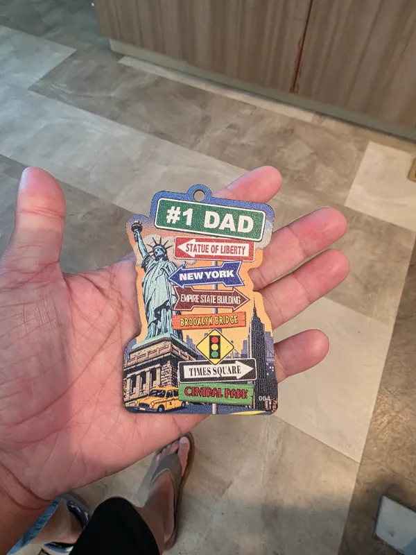 #1 DAD 뉴욕 표지판 원본 사진