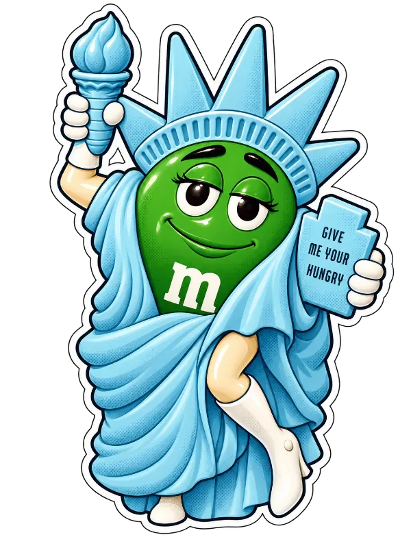 자유의 여신 M&M's