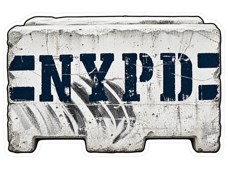 NYPD 콘크리트 블록